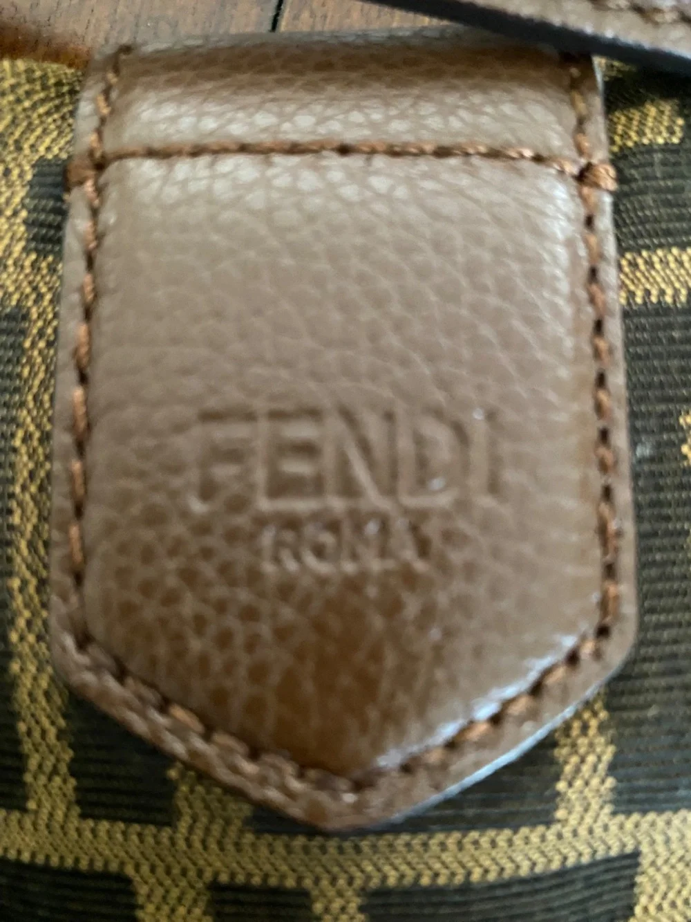 FENDI Canvas XL Hobo / Tote Bag